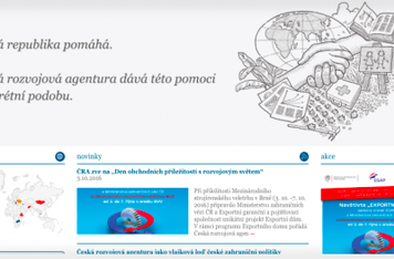 Aktualizace webových stránek České rozvojové agentury