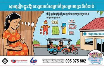 Zdraví dětí a matek v Kambodži hlavním tématem originální české kampaně