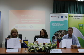 V Sarajevu přibývá díky projektu podpořeném ČRA rodin, které třídí odpad