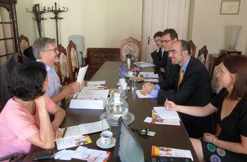 Návštěva Roberta Zeinera z rakouské rozvojové agentury (ADA) v České rozvojové agentuře